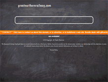 Tablet Screenshot of greatnorthernrailway.com